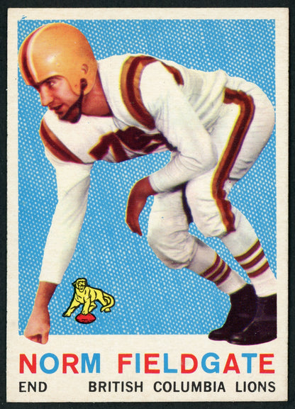 1959 Topps #16 Norm Fieldgate RC HOF