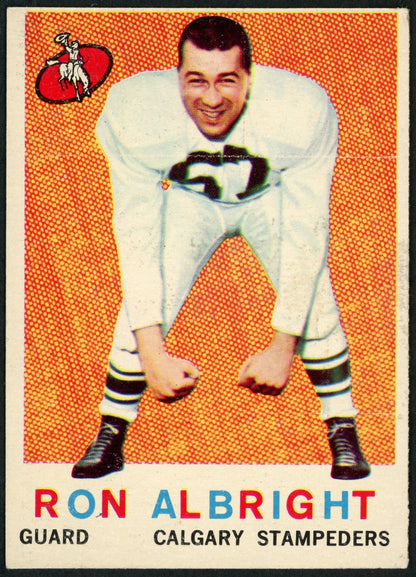 1959 Topps #23 Ron Albright RC