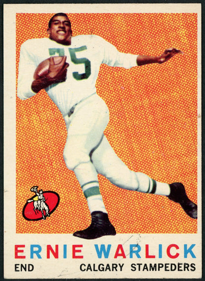 1959 Topps #25 Ernie Warlick RC