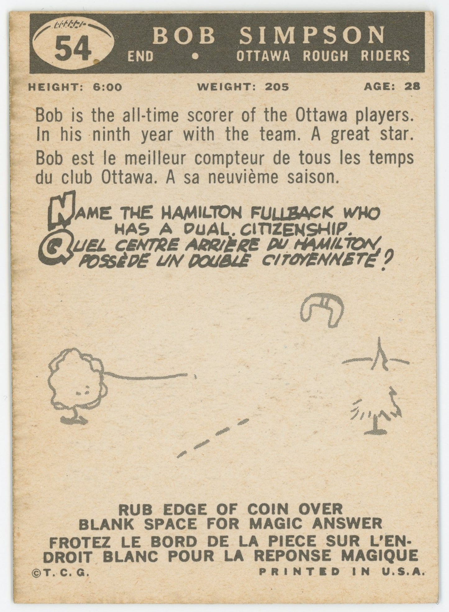 1959 Topps #54 Bob Simpson HOF