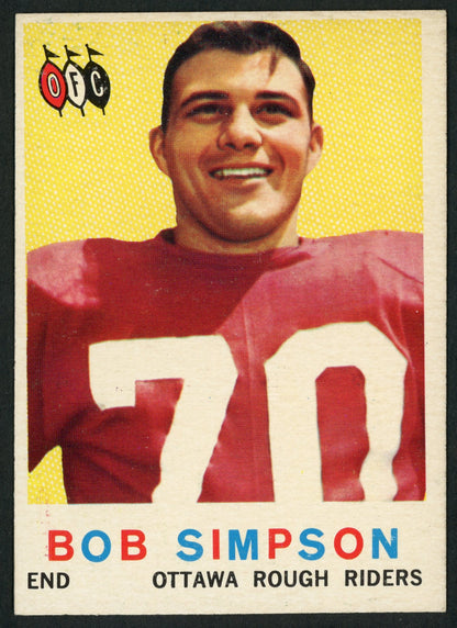 1959 Topps #54 Bob Simpson HOF