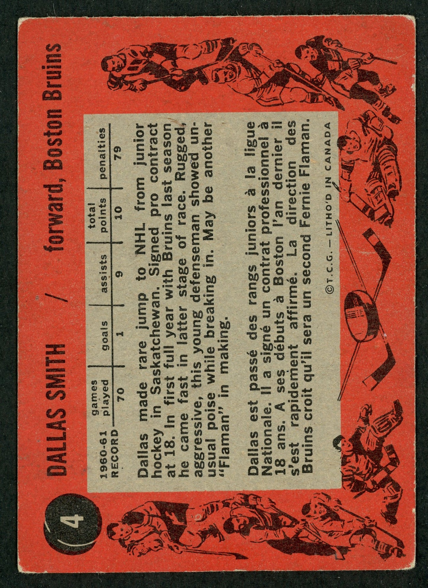 1961 Topps #04 Dallas Smith RC