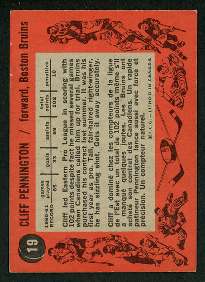 1961 Topps #19 Cliff Pennington RC