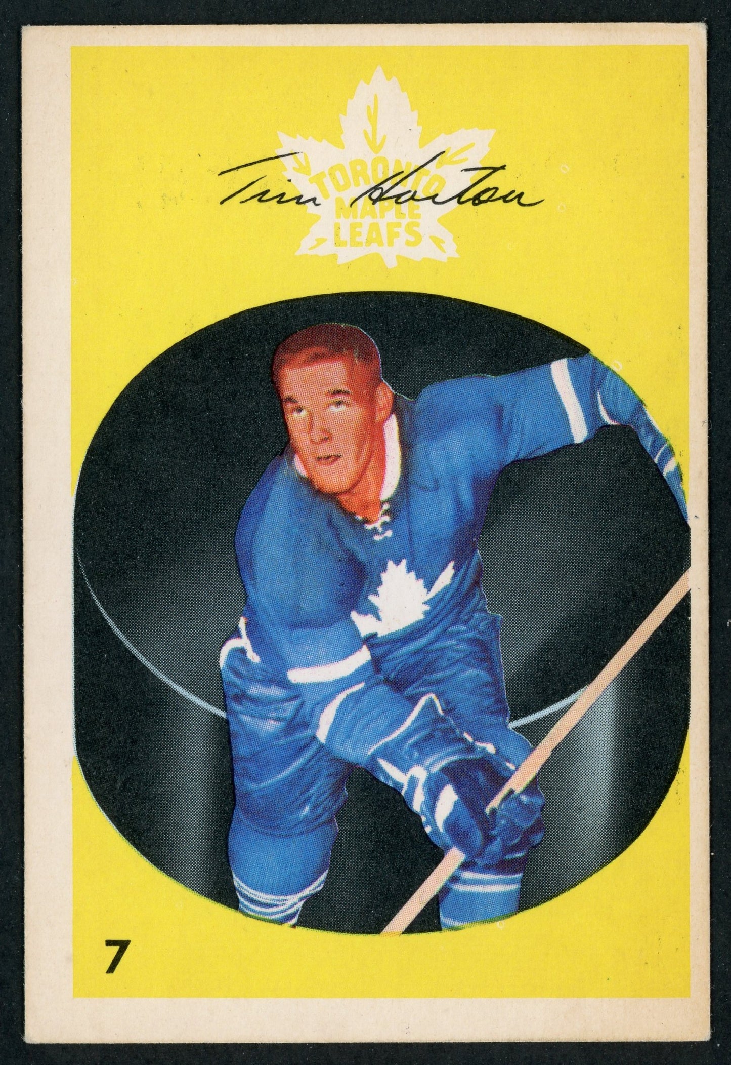 1962 Parkhurst #07 Tim Horton HOF