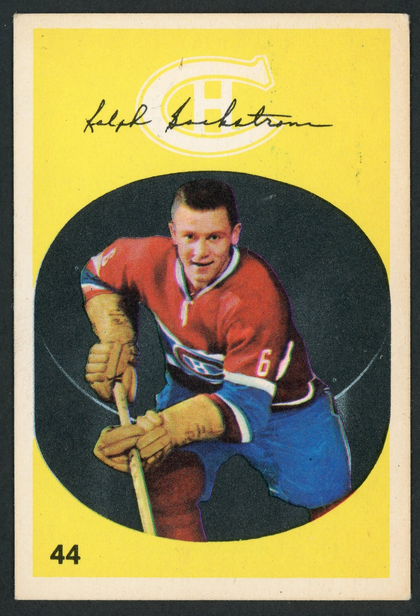 1962 Parkhurst #44 Ralph Backstrom