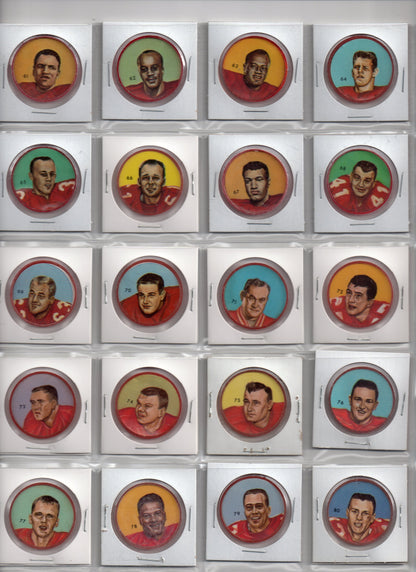 1963 Nalley CFL Coins Complete Set of 160 Coins