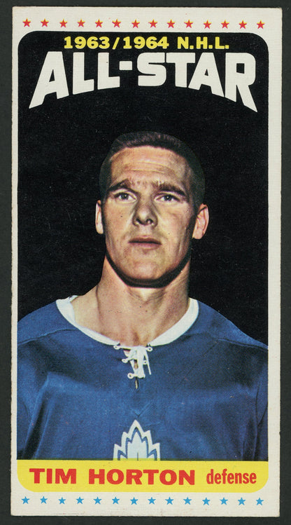 1964 Topps #105 Tim Horton All Star