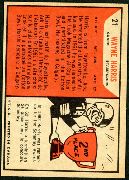 1965 Topps #021 Wayne Harris HOF