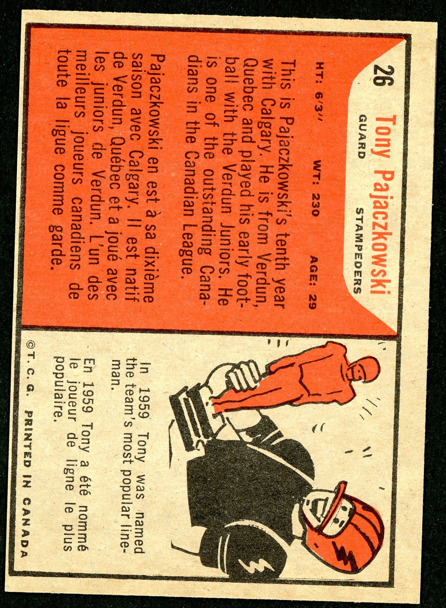 1965 Topps #026 Tony Pajaczkowski HOF