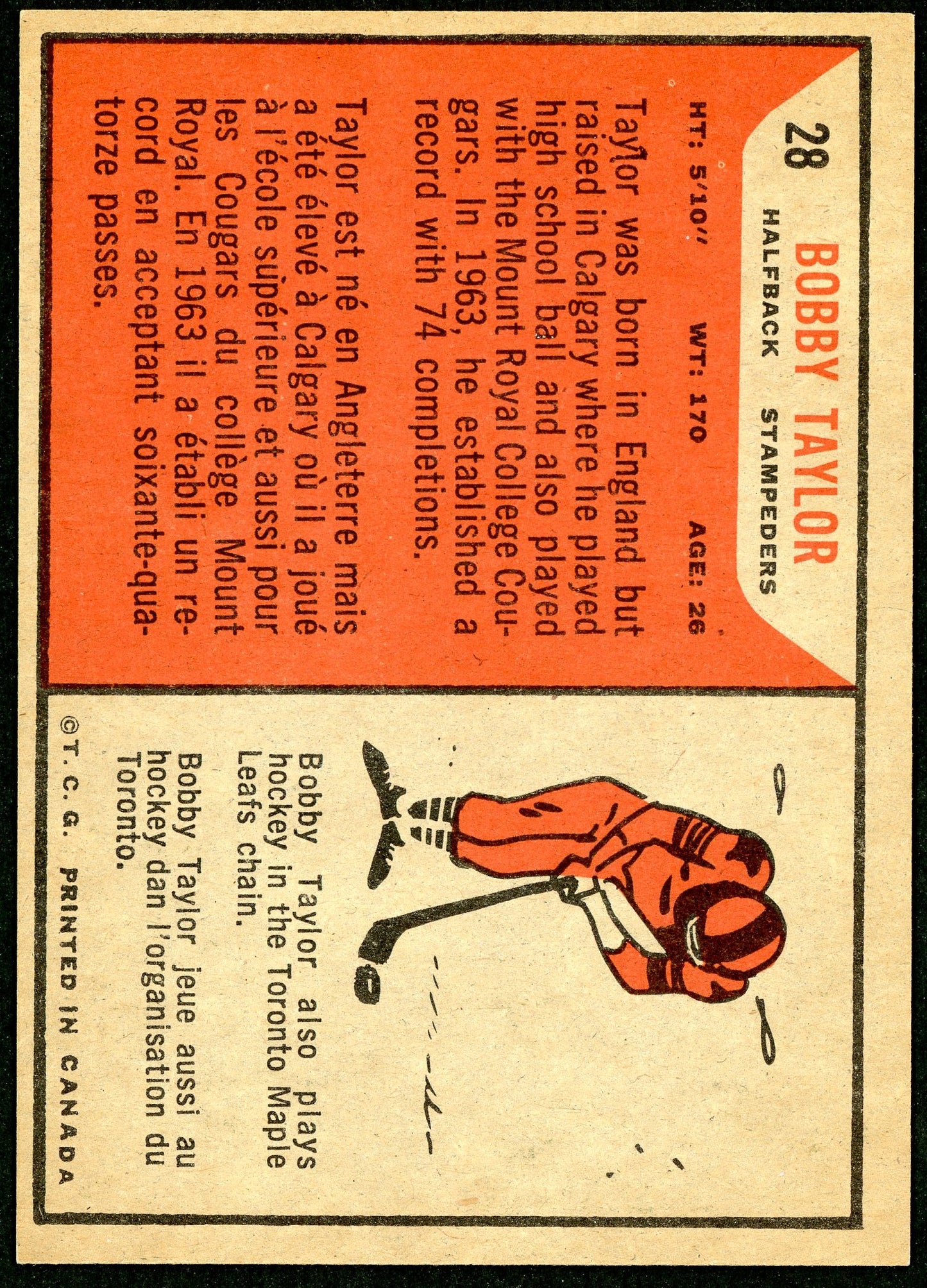 1965 Topps #028 Bobby Taylor RC