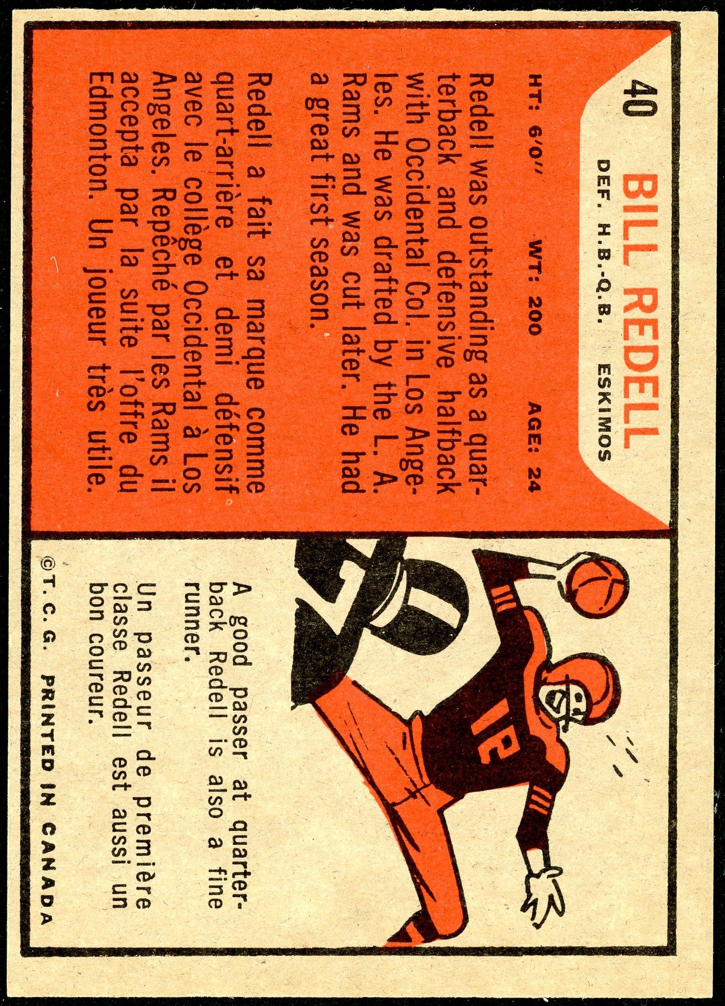 1965 Topps #040 Bill Redell RC