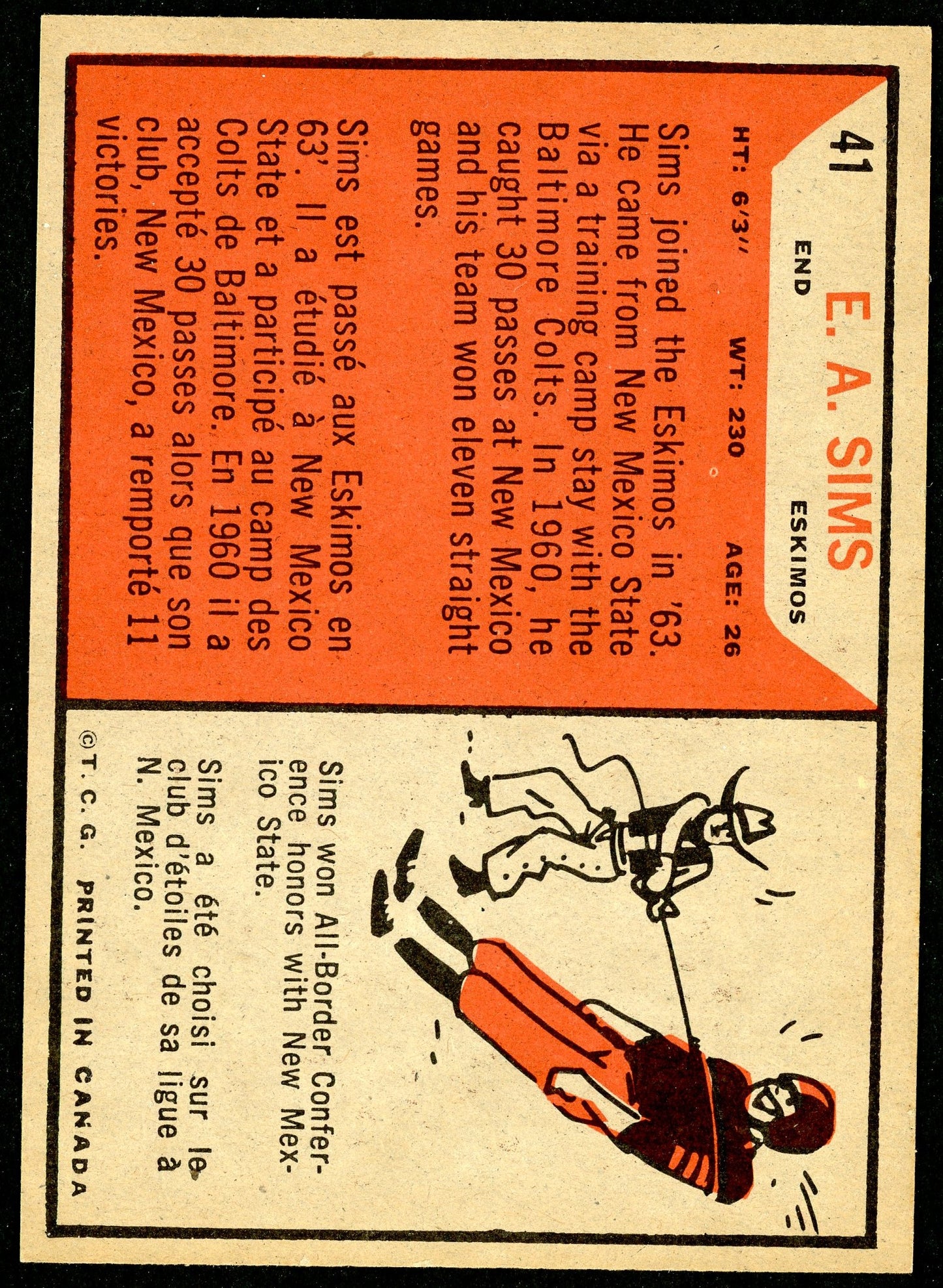 1965 Topps #041 E. A. Sims