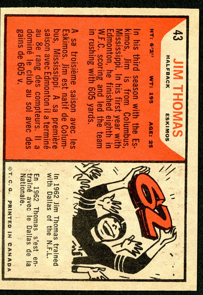1965 Topps #043 Jim Thomas RC