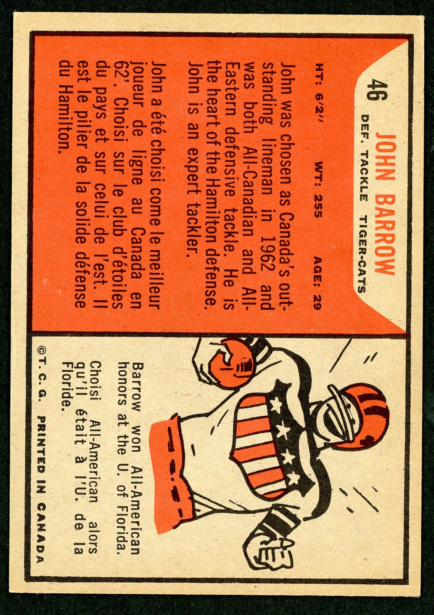 1965 Topps #046 John Barrow HOF