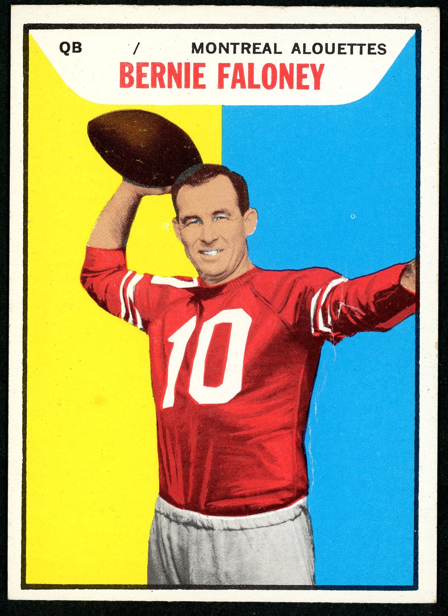 1965 Topps #067 Bernie Faloney HOF
