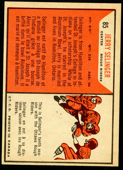 1965 Topps #085 Jerry Selinger
