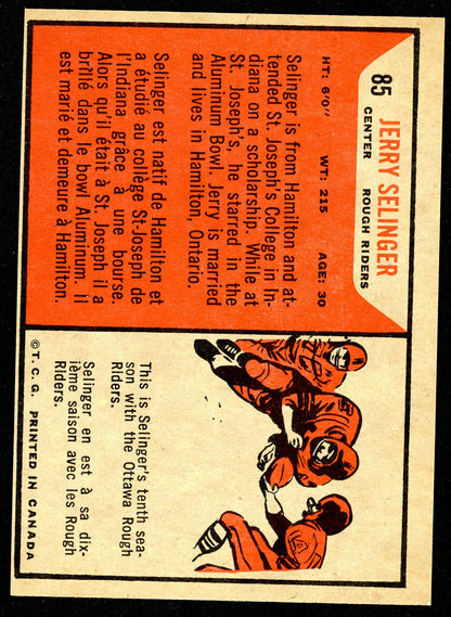 1965 Topps #085 Jerry Selinger