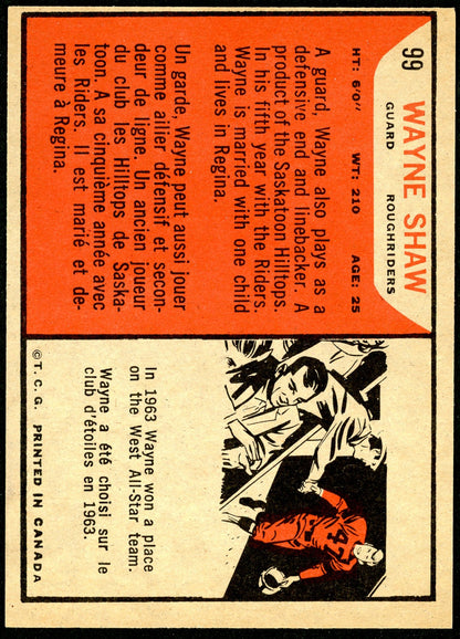 1965 Topps #099 Wayne Shaw RC