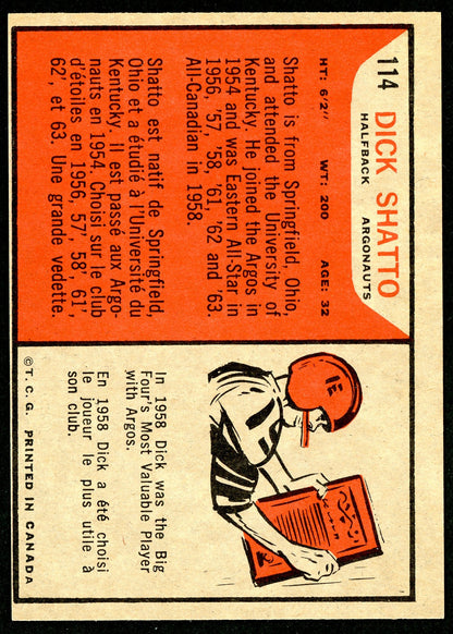 1965 Topps #114 Dick Shatto HOF
