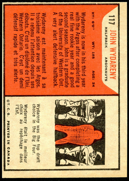 1965 Topps #117 John Wydareny RC