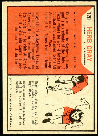 1965 Topps #120 Herb Gray