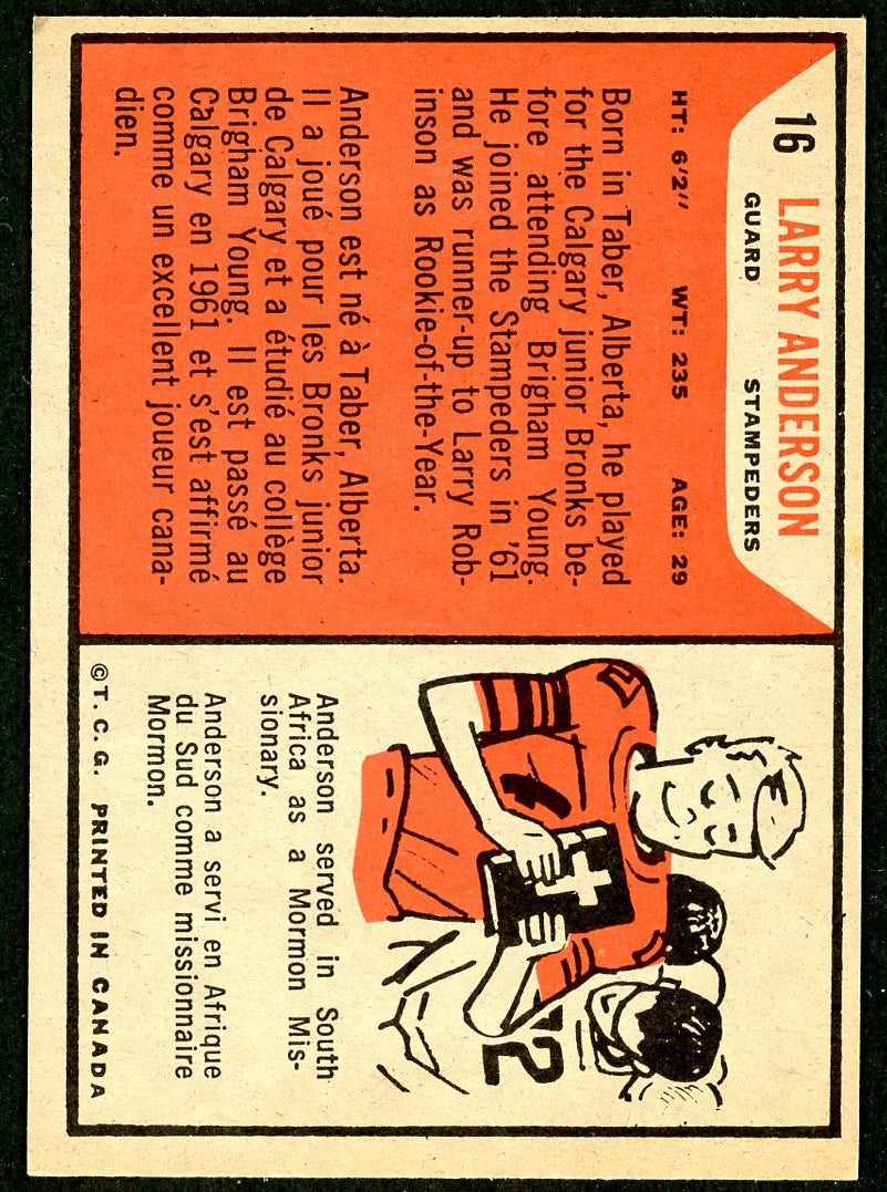 1965 Topps #016 Larry Anderson RC