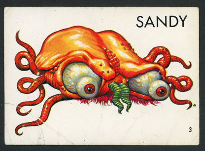 1965 O-Pee-Chee Ugly Stickers #03 Sandy