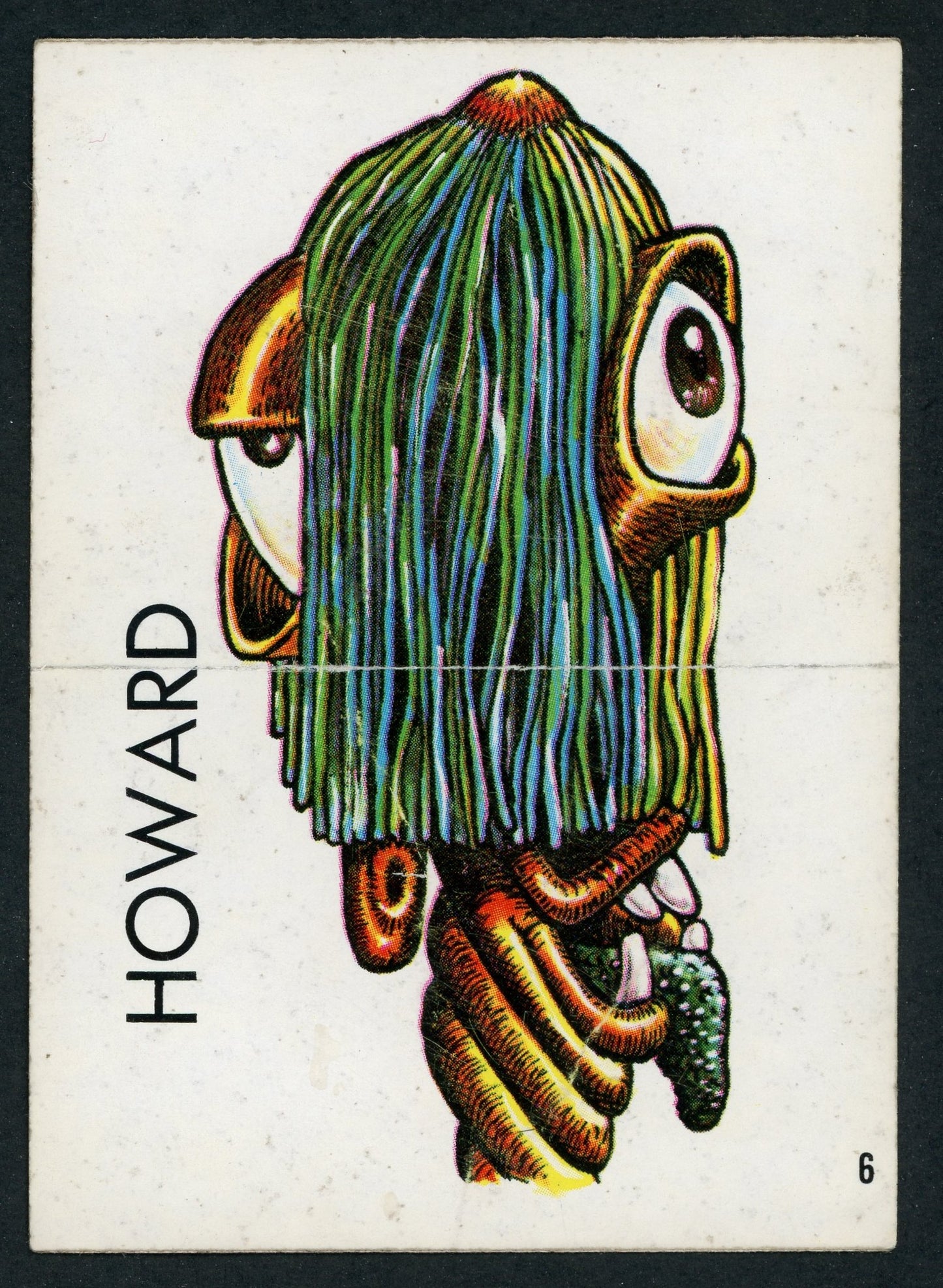 1965 O-Pee-Chee Ugly Stickers #06 Howard