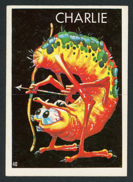 1965 O-Pee-Chee Ugly Stickers #40 Charlie