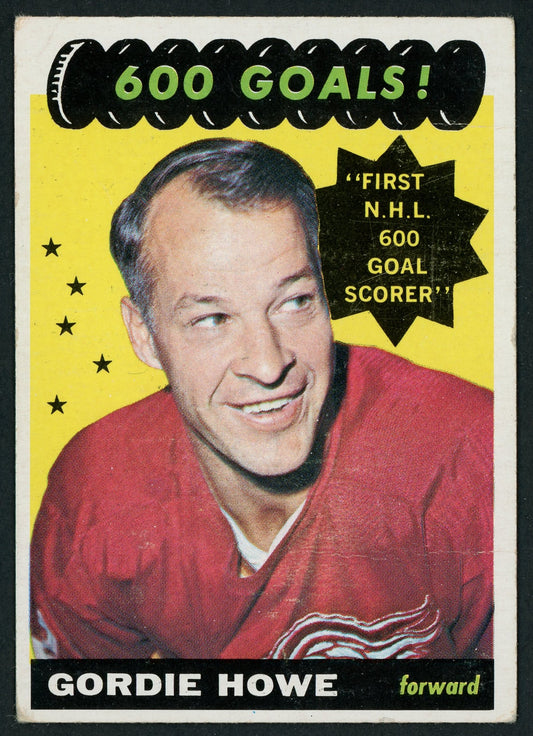 1965 Topps #122 Gordie Howe 600 Goals SP