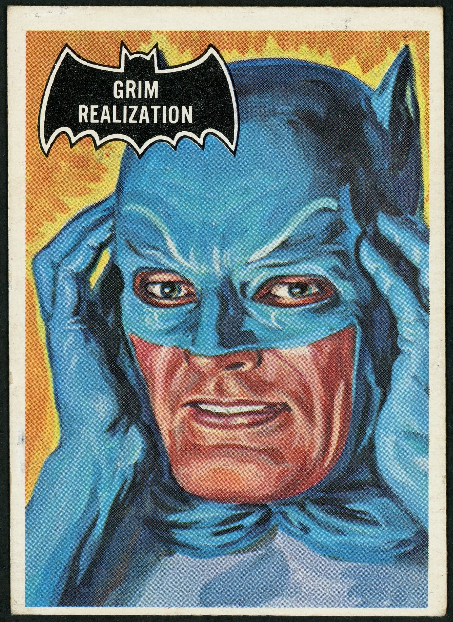 1966 O-Pee-Chee #07 Batman Black Bat "Grim Realization"