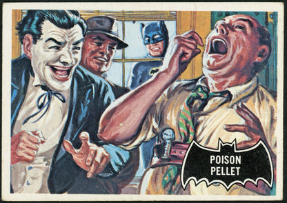 1966 O-Pee-Chee #11 Batman Black Bat "Poison Pellet"