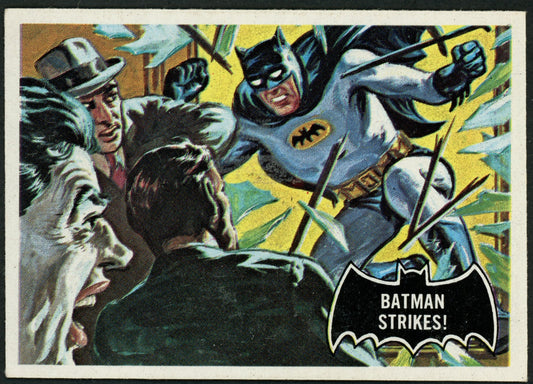 1966 O-Pee-Chee Batman Black Bat #12 "Batman Strikes"