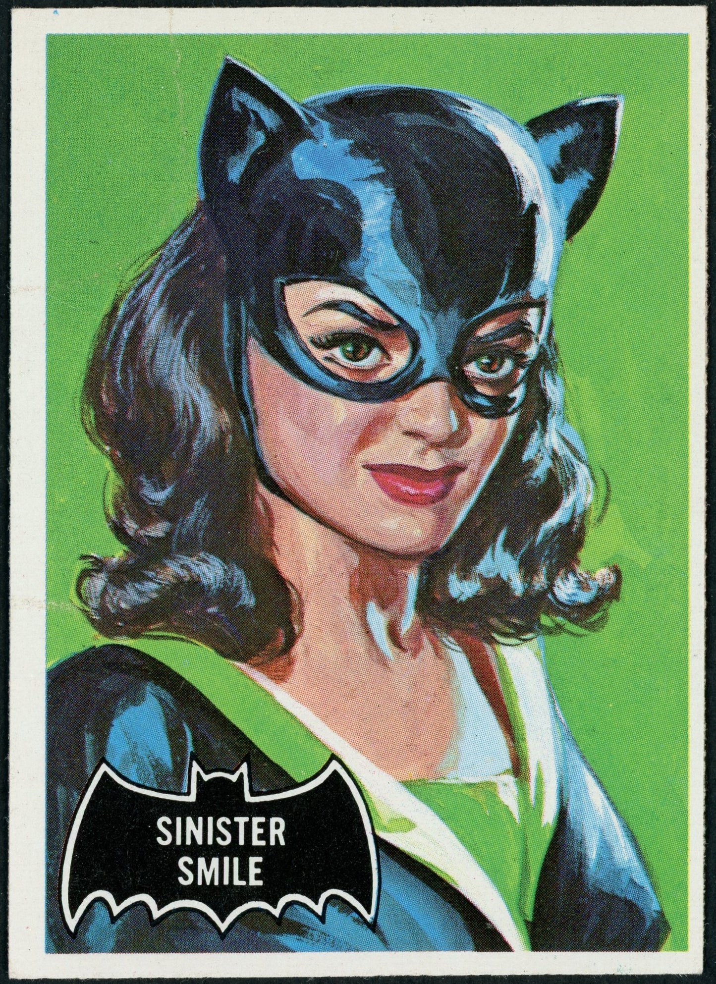 1966 O-Pee-Chee #27 Batman Black Bat "Sinister Smile"