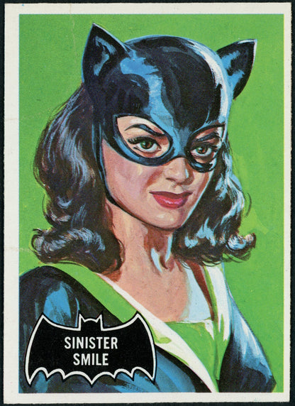 1966 O-Pee-Chee #27 Batman Black Bat "Sinister Smile"