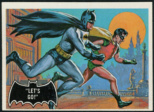 1966 O-Pee-Chee Batman Black Bat #28 "Let's Go"