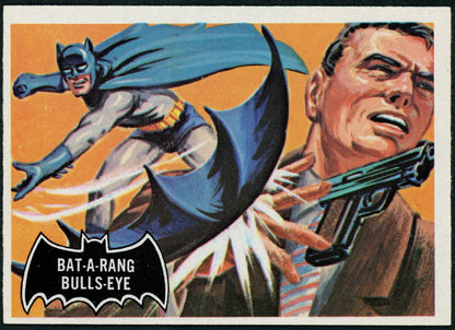 1966 O-Pee-Chee #32 Batman Black Bat "Bat-A-Rang Bulls-Eye"