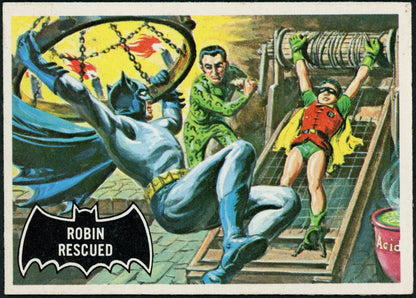 1966 O-Pee-Chee #38 Batman Black Bat "Robin Rescued"