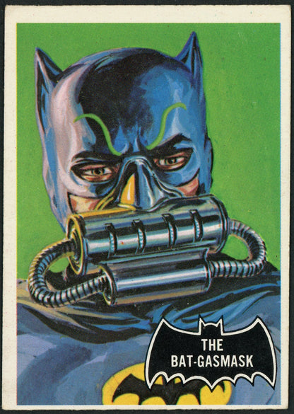 1966 O-Pee-Chee #43 Batman Black Bat "The Bat-Gasmask"