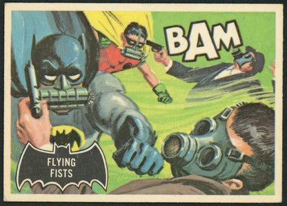 1966 O-Pee-Chee #44 Batman Black Bat "Flying Fists"