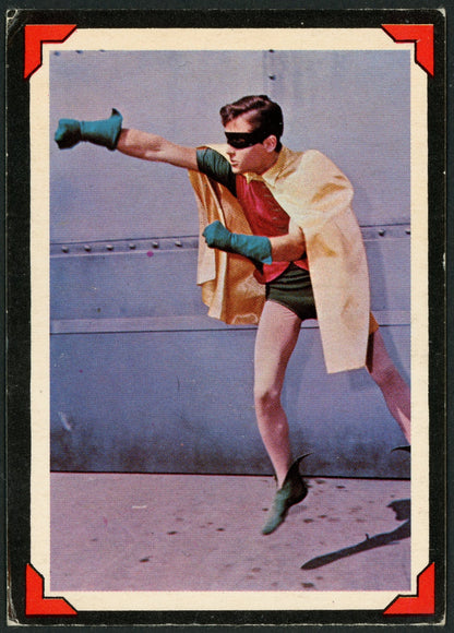 1966 O-Pee-Chee #03 Batman Riddler Back "Robin's Time Out"