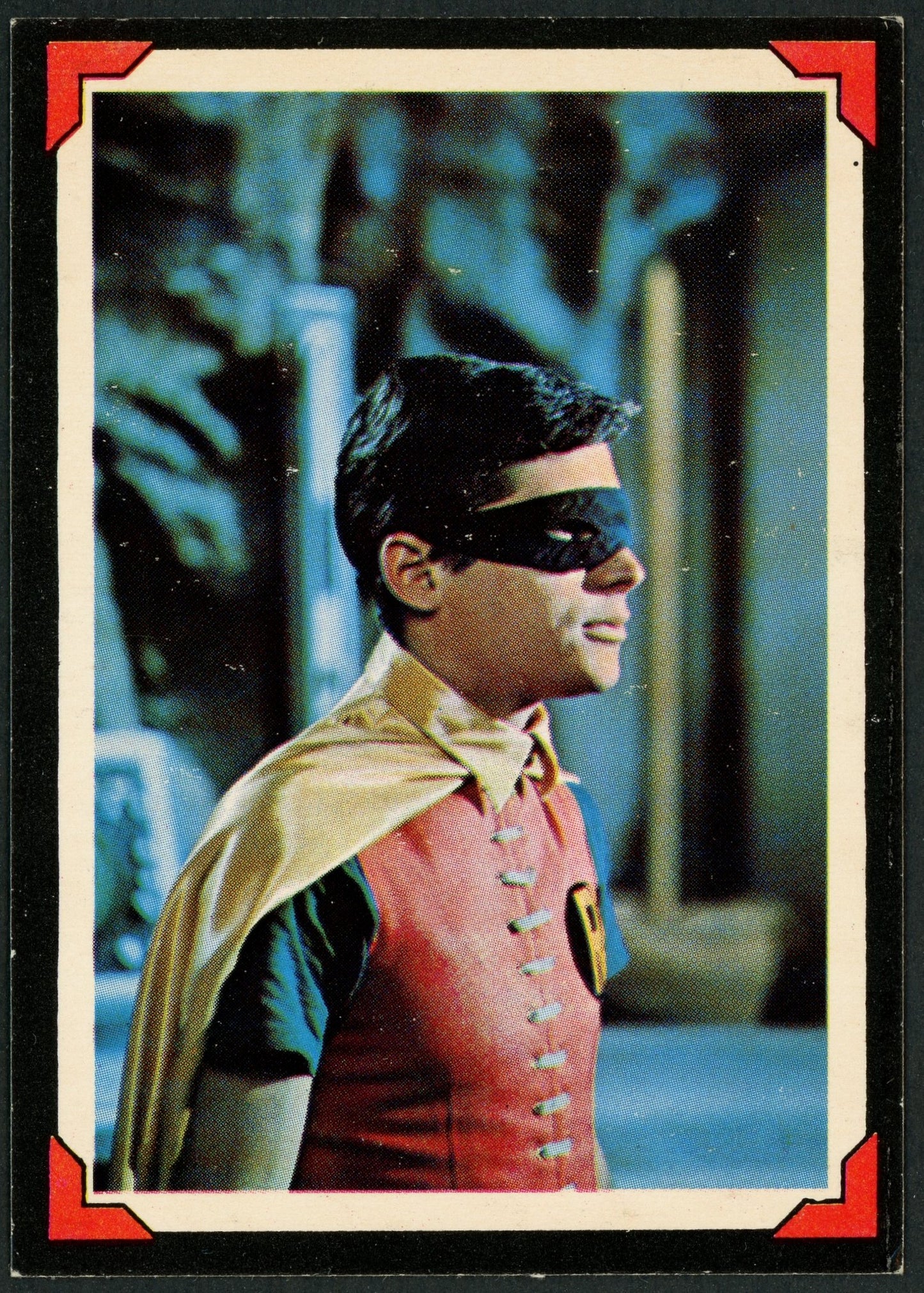 1966 O-Pee-Chee #11 Batman Riddler Back "Studious Crime-Fighter"