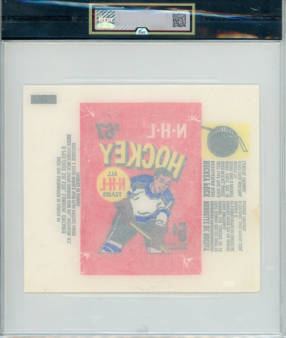 1966 Topps #NNO Wrapper iCert 4