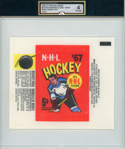 1966 Topps #NNO Wrapper iCert 4