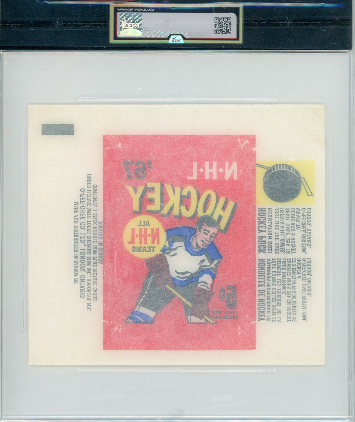 1966 Topps #NNO Wrapper iCert 5