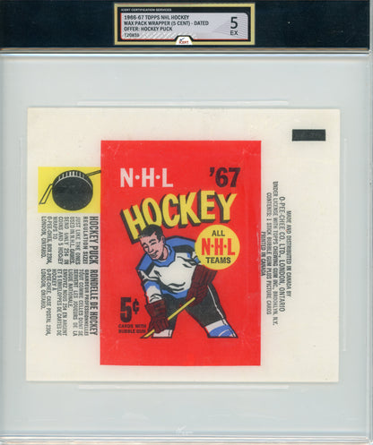 1966 Topps #NNO Wrapper iCert 5