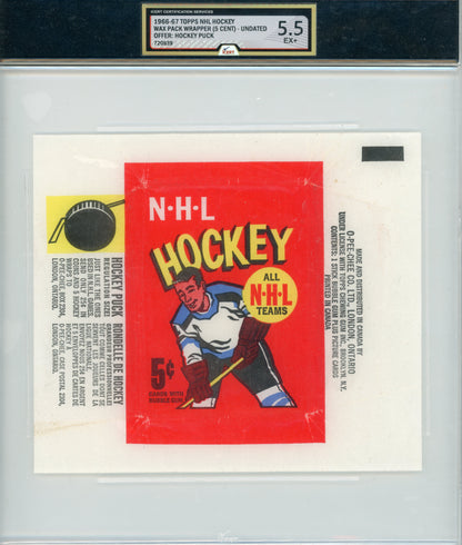 1966 Topps #NNO Wrapper iCert 5.5