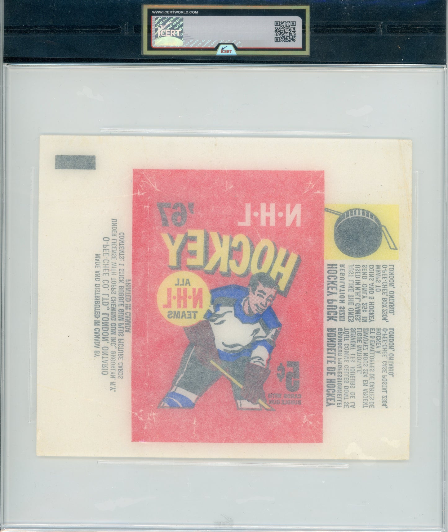 1966 Topps #NNO Wrapper iCert 6