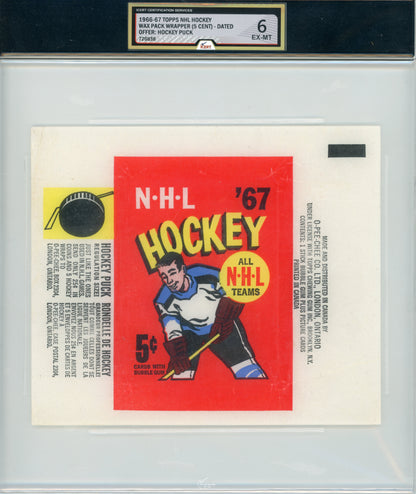 1966 Topps #NNO Wrapper iCert 6