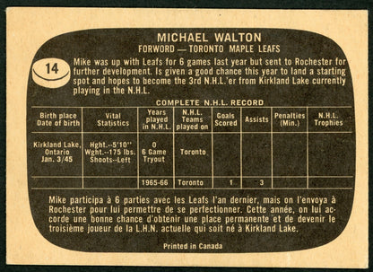 1966 Topps #014 Mike Walton